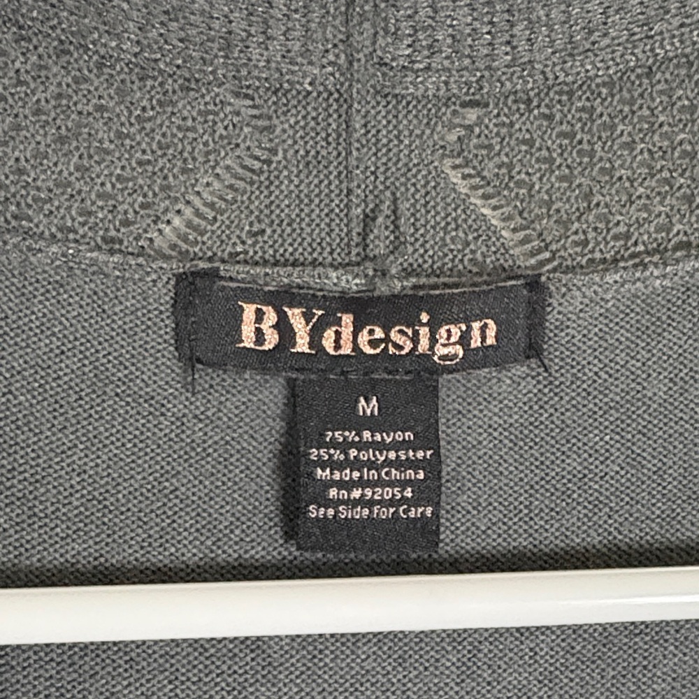 Gray Open-Front Cardigan - Picture 4 of 11